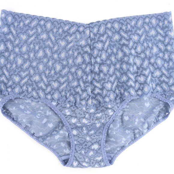 Hanky Panky Cross Dyed Leopard Retro Vkini Vikini Stonewash/Serenity Blue XL NWT - Picture 1 of 3